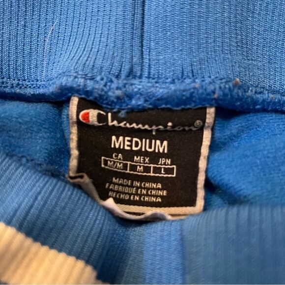 Champion Sz Medium Blue and Red Track Pants Breakdance B Boy B-Boy B-Girl Fresh - Picture 8 of 8